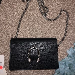 Authentic Black Gucci Supermini Dionysus
